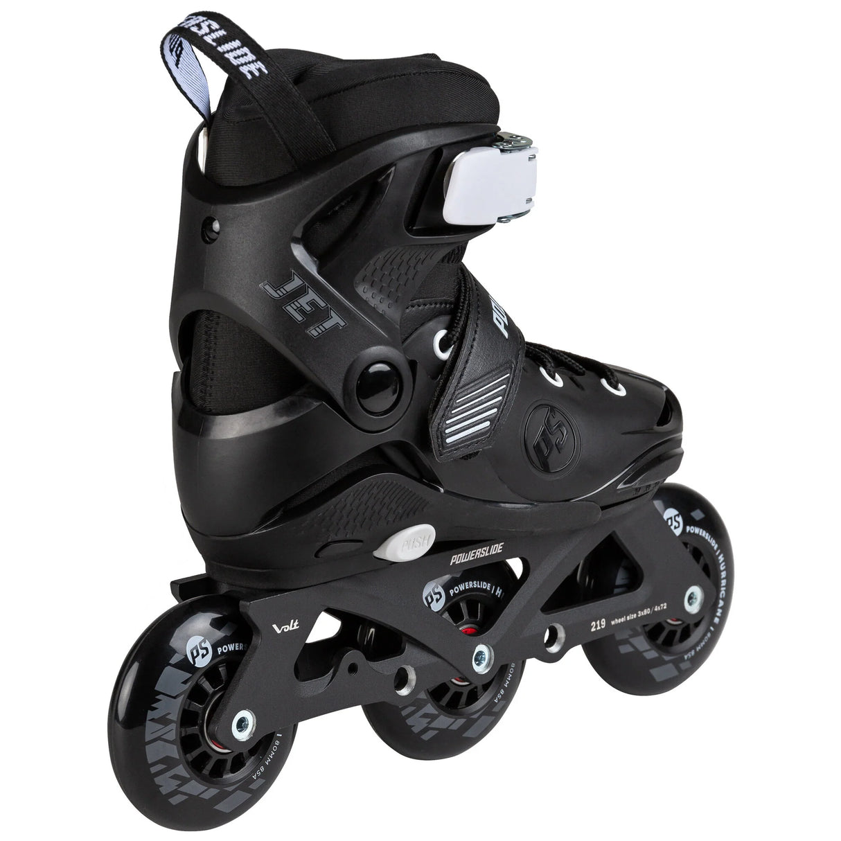 SKA940702 POWERSLIDE Jet Pro Black adj. | Größenverstellbarer Kinder Skate | 3-4 Rollen Inlineskates für Kinder Kinder Inliner Kids Inliner Kids Rollerblades Urban Inline Skating Urban Inline Skating Freeskates City Skates Fitness Inliner Sport Skates Sport Inliner Rollerblades Rollerblading Lörrach Freiburg Basel Inliner Skateschule und Skateshop Weil am Rhein SkaMiDan Deutschland Germany