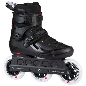 SKA908445 POWERSLIDE Storm Black | 88A SHR ABEC 9 | Schwarz | 165mm Dual Point Mounting | Urban Inlineskates