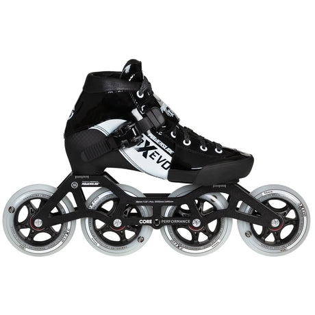SKA904630 POWERSLIDE 3X adj. Evo Black & White | 165mm Dual Point Mounting | Größenverstellbar | Speed Inlineskates für Kinder | Inline Speed Skating | Inlineskates Trinity X Freestyle Inlineskates Inlineskates Weiß Lila Freestyle Inline Skating Slalom Skating Slalom Schiene Best Freestyle Skate Slalom Skate Powerslide Hardcore Evo Pro 90 2021 Slalom Frame Freestyle Frame Schienen Frames Speed Inline Skating Urban Inlineskates Trinity Trinity X Powerslide Trinity Schienen Trinity Frames Urban Inline Skating