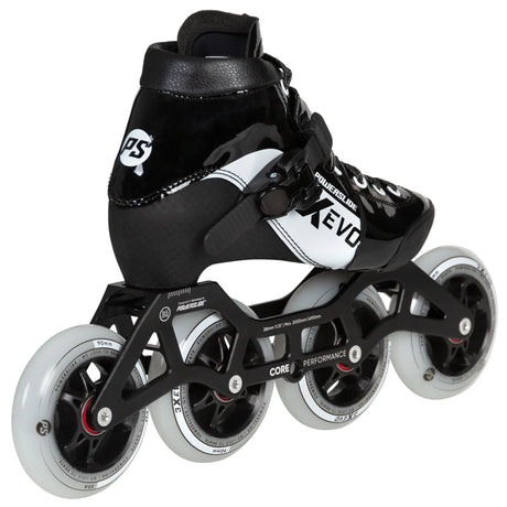 SKA904630 POWERSLIDE 3X adj. Evo Black & White | 165mm Dual Point Mounting | Größenverstellbar | Speed Inlineskates für Kinder | Inline Speed Skating | Inlineskates Trinity X Freestyle Inlineskates Inlineskates Weiß Lila Freestyle Inline Skating Slalom Skating Slalom Schiene Best Freestyle Skate Slalom Skate Powerslide Hardcore Evo Pro 90 2021 Slalom Frame Freestyle Frame Schienen Frames Speed Inline Skating Urban Inlineskates Trinity Trinity X Powerslide Trinity Schienen Trinity Frames Urban Inline Skating