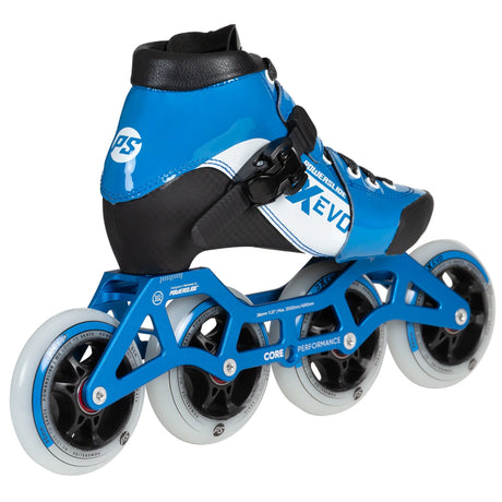 SKA904631 POWERSLIDE 3X adj. Evo | Blue & White | 165mm Dual Point Mounting | Größenverstellbar | Speed Inlineskates für Kinder | Inline Speed Skating | Inlineskates Trinity X Freestyle Inlineskates Inlineskates Weiß Lila Freestyle Inline Skating Slalom Skating Slalom Schiene Best Freestyle Skate Slalom Skate Powerslide Hardcore Evo Pro 90 2021 Slalom Frame Freestyle Frame Schienen Frames Speed Inline Skating Urban Inlineskates Trinity Trinity X Powerslide Trinity Schienen Trinity Frames Urban Inline Skatin