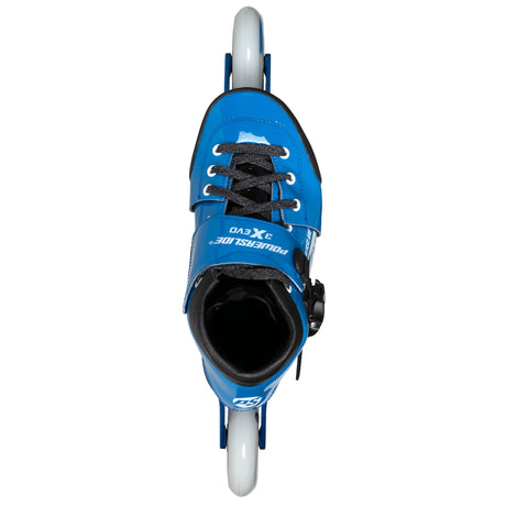SKA904631 POWERSLIDE 3X adj. Evo | Blue & White | 165mm Dual Point Mounting | Größenverstellbar | Speed Inlineskates für Kinder | Inline Speed Skating | Inlineskates Trinity X Freestyle Inlineskates Inlineskates Weiß Lila Freestyle Inline Skating Slalom Skating Slalom Schiene Best Freestyle Skate Slalom Skate Powerslide Hardcore Evo Pro 90 2021 Slalom Frame Freestyle Frame Schienen Frames Speed Inline Skating Urban Inlineskates Trinity Trinity X Powerslide Trinity Schienen Trinity Frames Urban Inline Skatin