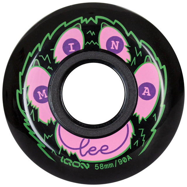 SKA30803 IQON Mina Lee Aggro Wheels 58mm 90A | 4-Pack | Aggressive Inline Rollen Aggressive Inline Rollen Inline Rollen Urban Inline Rollen Edition Urban Inline Rollen Aggressive Inline Rollen Urban Inline Rollen Fitness Inline Rollen für Inliner Stuntrollen Rollerblades Rollerblading Aggressive Inline Skating Aggressive Inline Skating Rollerblading Blading Inline Skating Inliner Skateschule und Skateshop Weil am Rhein SkaMiDan Lörrach Freiburg Basel Deutschland Germany
