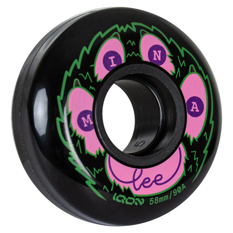 SKA30803 IQON Mina Lee Aggro Wheels 58mm 90A | 4-Pack | Aggressive Inline Rollen Aggressive Inline Rollen Inline Rollen Urban Inline Rollen Edition Urban Inline Rollen Aggressive Inline Rollen Urban Inline Rollen Fitness Inline Rollen für Inliner Stuntrollen Rollerblades Rollerblading Aggressive Inline Skating Aggressive Inline Skating Rollerblading Blading Inline Skating Inliner Skateschule und Skateshop Weil am Rhein SkaMiDan Lörrach Freiburg Basel Deutschland Germany