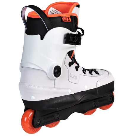 SKA710234 USD Aeon Richie Eisler 60 | White Orange | Unibody | Aggressive Inlineskates | Unibody replacements replacement axle spare parts Ersatzteile Achsen Ersatzachsen für Inlineskates Rollerblades inline skating Freestyle Powerslide Tau Inlineskates Rollerblades Powerslide Skates Powerslide Hardcore Evo Inliner Skateschule und Skateshop Weil am Rhein SkaMiDan Deutschland Germany Lörrach Freiburg Basel