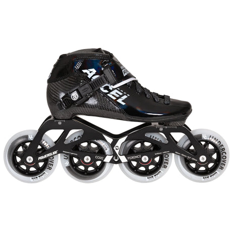 SKA904636 POWERSLIDE Accel Race Black Kids | 165mm Dual Point Mounting | Größenverstellbar | Speed Inlineskates für Kinder | Inline Speed Skating | Inlineskates Trinity X Freestyle Inlineskates Inlineskates Weiß Lila Freestyle Inline Skating Slalom Skating Slalom Schiene Best Freestyle Skate Slalom Skate Powerslide Hardcore Evo Pro 90 2021 Slalom Frame Freestyle Frame Schienen Frames Speed Inline Skating Urban Inlineskates Trinity Trinity X Powerslide Trinity Schienen Trinity Frames Urban Inline Skating Urb