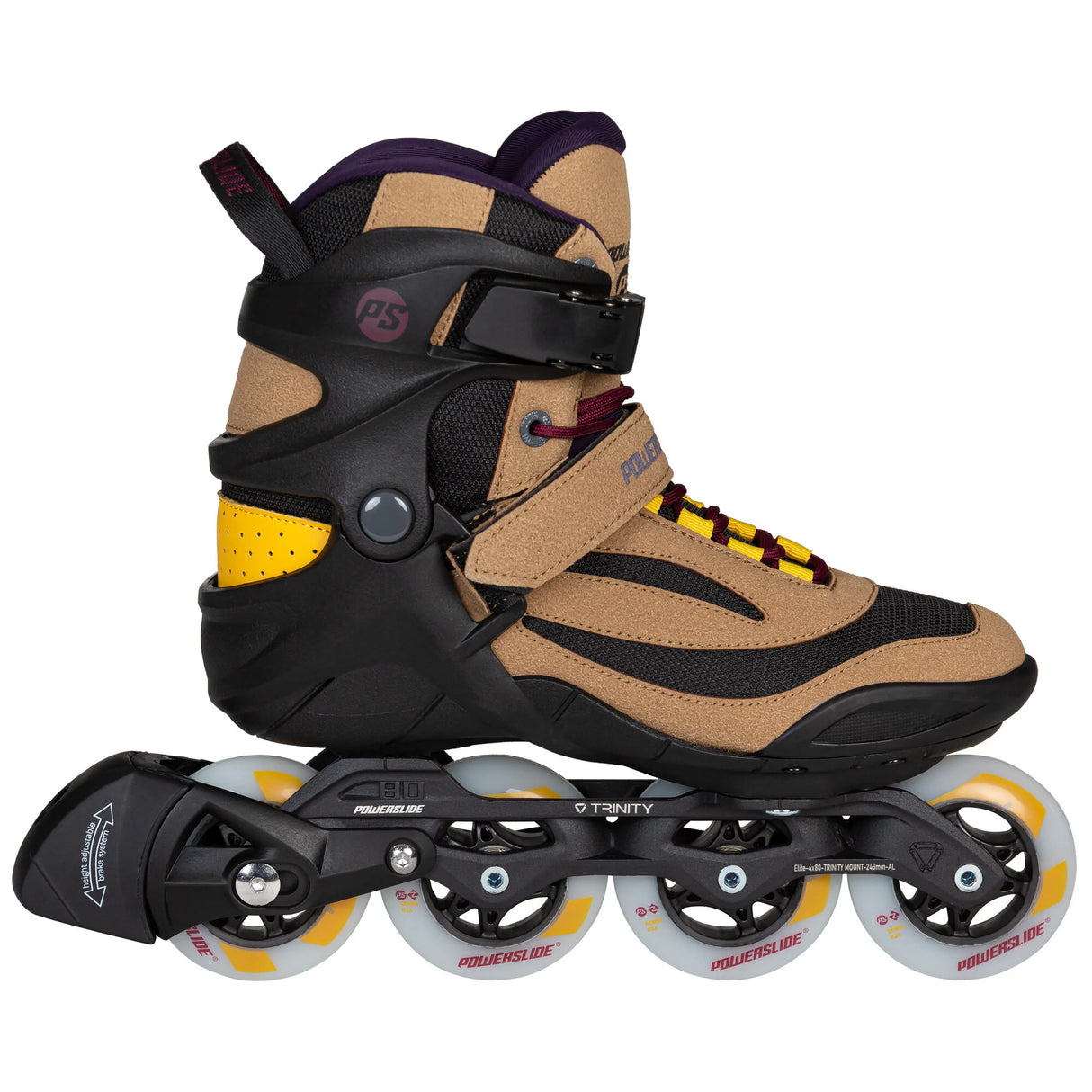 SKA940704 POWERSLIDE Phuzion Radon Umber 80 Brown | Braun | Trinity X | Fitness Inlineskates  Trinity X Fitness Inlineskate Fitness Inlineskates Inlineskates Sport Inline Skates Rollerblades Urban Inline Skating Urban Inline Skating Freeskates Trainng Skates Strecken Skates Trinity Skates Einsteiger Beginner Inlineskates Inliner Fitness Inliner City Skates Fitness Inliner Sport Skates Sport Inliner Rollerblades Rollerblading Lörrach Freiburg Basel Inliner Skateschule und Skateshop Weil am Rhein SkaMiDan Deu