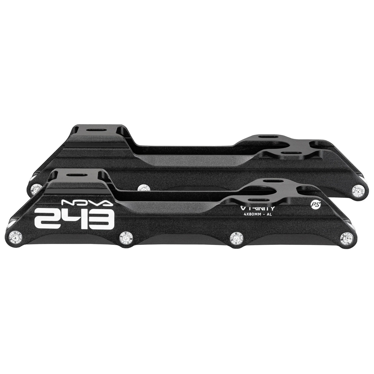 SKA904648 POWERSLIDE Nova Frame 4x80 243mm | Inlineskates Trinity X Freestyle Inlineskates Inlineskates Freestyle Inline Skating Slalom Skating Slalom Schiene Best Freestyle Skate Slalom Skate Powerslide Hardcore Evo Pro 90 2021 Slalom