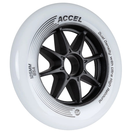 SKA406259 POWERSLIDE Accel Wheels 125mm 85A | Race Rollen Speed Rollen Aggressive Inline Rollen Aggressive Inline Rollen Inline Rollen Urban Inline Rollen Edition Urban Inline Rollen Aggressive Inline Rollen Urban Inline Rollen Fitness Inline Rollen für Inliner Stuntrollen Rollerblades Rollerblading Aggressive Inline Skating Aggressive Inline Skating Rollerblading Blading Inline Skating Inliner Skateschule und Skateshop Weil am Rhein SkaMiDan Lörrach Freiburg Basel Deutschland Germany