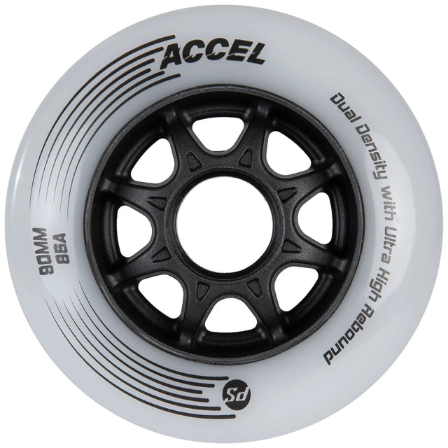 SKA406262 POWERSLIDE Accel Wheels 90mm 85A Milchgrau | 8-Pack | Urban Inline Rollen | Urban & Freestyle Inline Rollen Aggressive Inline Rollen | 4-Pack | Aggressive Inline Rollen Aggressive Inline Rollen Inline Rollen Urban Inline Rollen Edition Urban Inline Rollen Aggressive Inline Rollen Urban Inline Rollen Fitness Inline Rollen für Inliner Stuntrollen Rollerblades Rollerblading Aggressive Inline Skating Aggressive Inline Skating Rollerblading Blading Inline Skating Inliner Skateschule und Skateshop Weil 