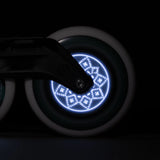SKA905345 POWERSLIDE Graphix LED Weels White 100mm 86A Inliner Skateschule und Skateshop Weil am Rhein SkaMiDan