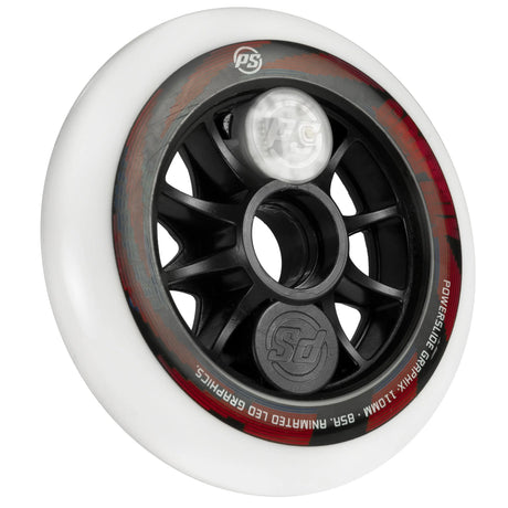 SKA905347 POWERSLIDE Graphix LED Weels Colorful 110mm 86A Inliner Skateschule und Skateshop Weil am Rhein SkaMiDan