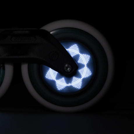 SKA905361 POWERSLIDE Graphix LED Weels White 125mm 86A Inliner Skateschule und Skateshop Weil am Rhein SkaMiDan