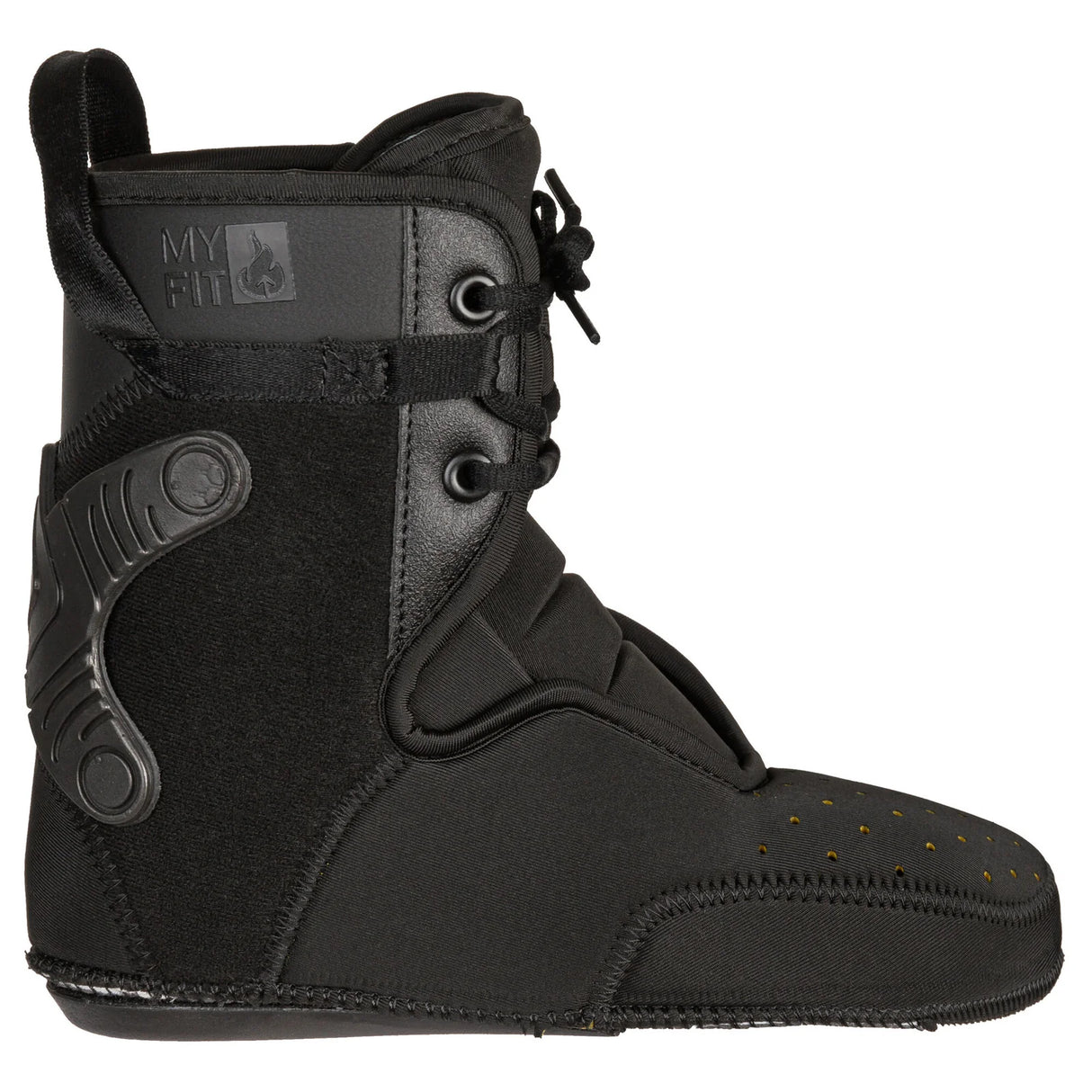 MYFIT 2nd Skin Black Dual Fit Liner | Mit Metallösen | Thermisch formbarer Innenschuh für Inlineskates