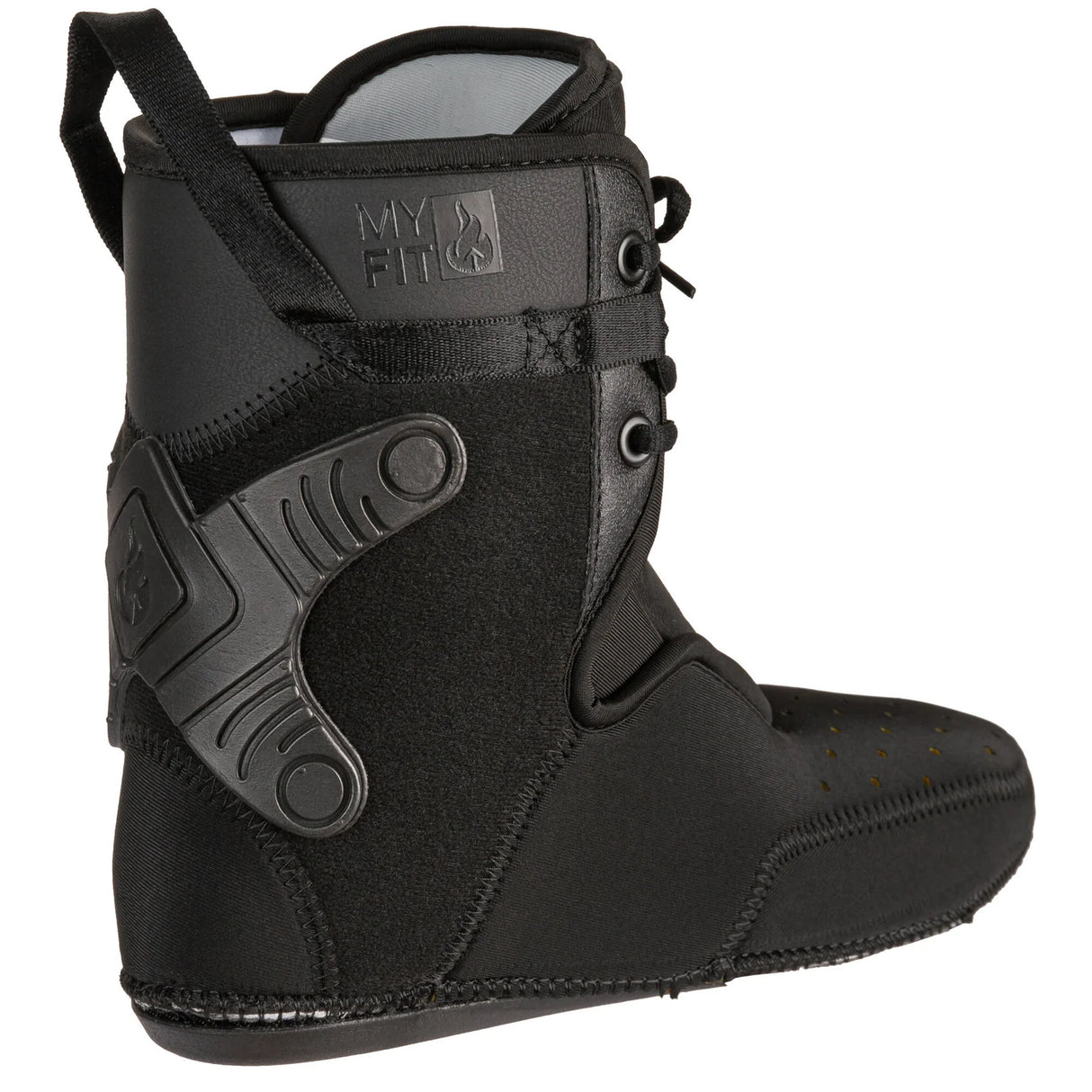MYFIT 2nd Skin Black Dual Fit Liner | Mit Metallösen | Thermisch formbarer Innenschuh für Inlineskates