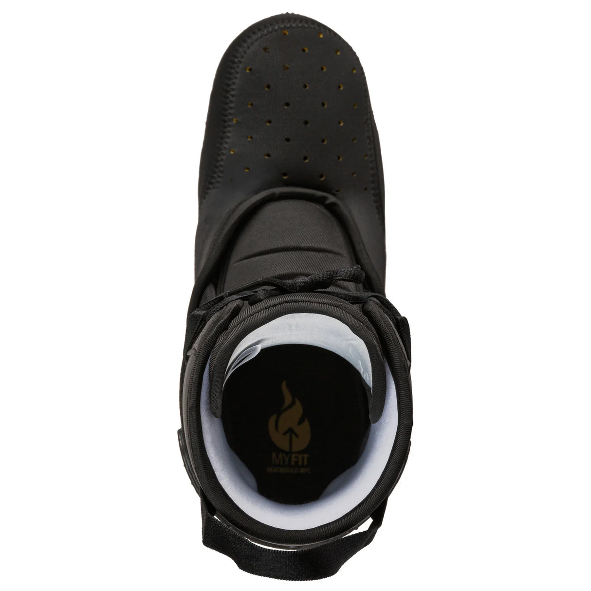 MYFIT 2nd Skin Black Dual Fit Liner | Mit Metallösen | Thermisch formbarer Innenschuh für Inlineskates