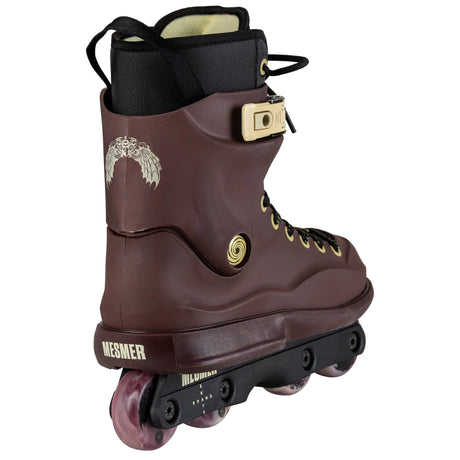 SKA10805 MESMER Throne Levi van Rijn Pro | Brown | Stunt Skates | UFS | Aggressive Inlineskates | USF | Aggressive Inlineskates | Unibody | Aggressive Inlineskates | Aggressive Inlineskates | Unibody replacements replacement axle spare parts Ersatzteile Achsen Ersatzachsen für Inlineskates Rollerblades inline skating Freestyle Powerslide Tau Inlineskates Rollerblades Powerslide Skates Powerslide Hardcore Evo Inliner Skateschule und Skateshop Weil am Rhein SkaMiDan Deutschland Germany Lörrach Freiburg Basel