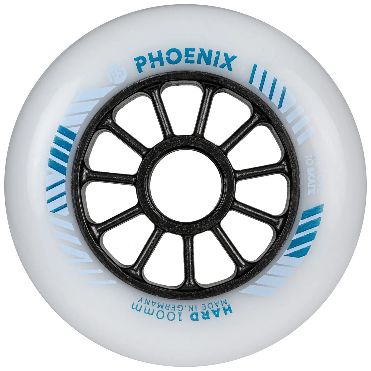 POWERSLIDE Phoenix 100mm DD Wheels | Medium & Hard | Made in Germany | Fitness & Speed Inline Rollen