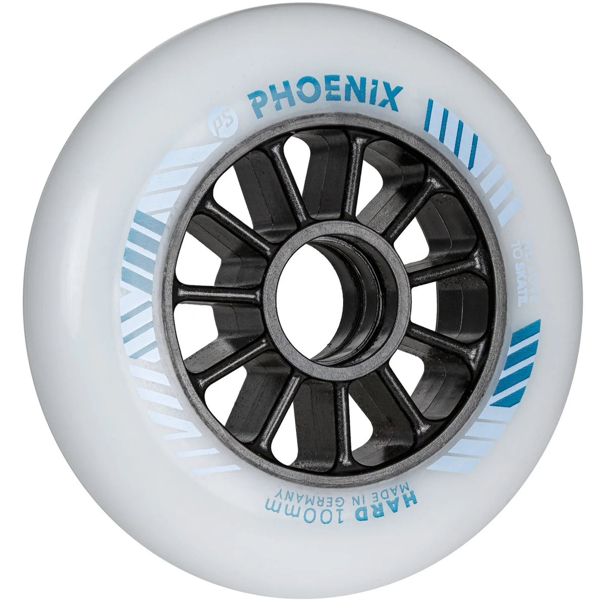 POWERSLIDE Phoenix 100mm DD Wheels | Medium & Hard | Made in Germany | Fitness & Speed Inline Rollen
