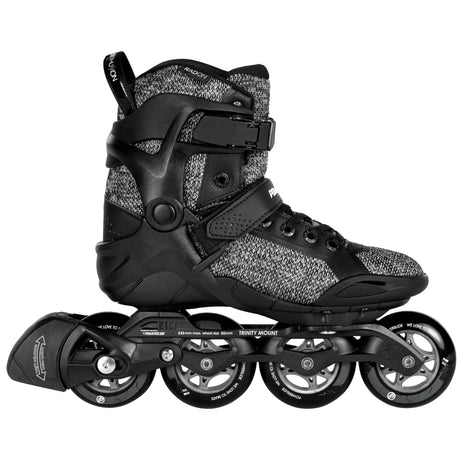 SKA901975 POWERSLIDE Phuzion Radon 80 Black White | Trinity X | Fitness Inlineskates Trinity Mounting Fitness Inline Skating Inlineskates Inline Skating Rollerblading Inline Inliner Skates Inlineskates Rollerblades Blades Freizeitskates Casual Skates Skatelife Skateshop und Skateschule Weil am Rhein SkaMiDan