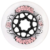 UNDERCOVER Nicola Torelli Pro Wheels – 90mm 86A – Weiß-Pink | Undercover Rollen | Fitness, Freeride & Urban Inline Rollen