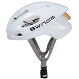 SWINGS Omen Racing Helmet – White | Lightweight & Size Adjustable – Speed Skating | Cycling, Racing & Fitness Skate Helmet