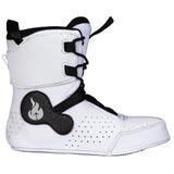 MYFIT Prime Liner Wide – Weiß mit Komplettschnürung | Thermoformbare Innenschuhe für Inlineskates und breitere Füße