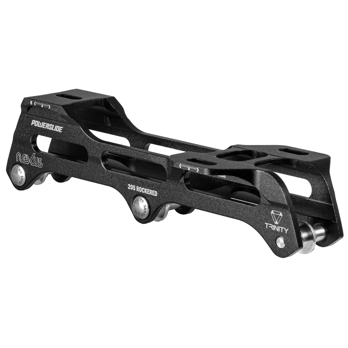 SKA520060 POWERSLIDE Trinity Nexus Rocker Frame 3x84 205mm Fitness Inline Skating Black Freestyle Inline Skating Slalom Skating Slalom Schiene Slalom Frame Freestyle Frame Schienen Frames Speed Inline Skating Urban Inlineskates Trinity Trinity X Powerslide Trinity Schienen Trinity Frames Urban Inline Skating Urban Inline Skating Freeskates City Skates Fitness Inliner Sport Skates Sport Inliner Rollerblades Rollerblading Lörrach Freiburg Basel Inliner Skateschule und Skateshop Weil am Rhein SkaMiDan Deutschl