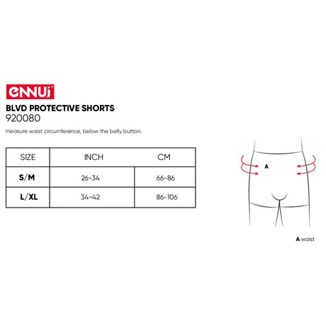 SKA920080 ENNUI BLVD Protective Shorts Pro Schutz Inliner Skateschule und Skateshop Weil am Rhein SkaMiDan