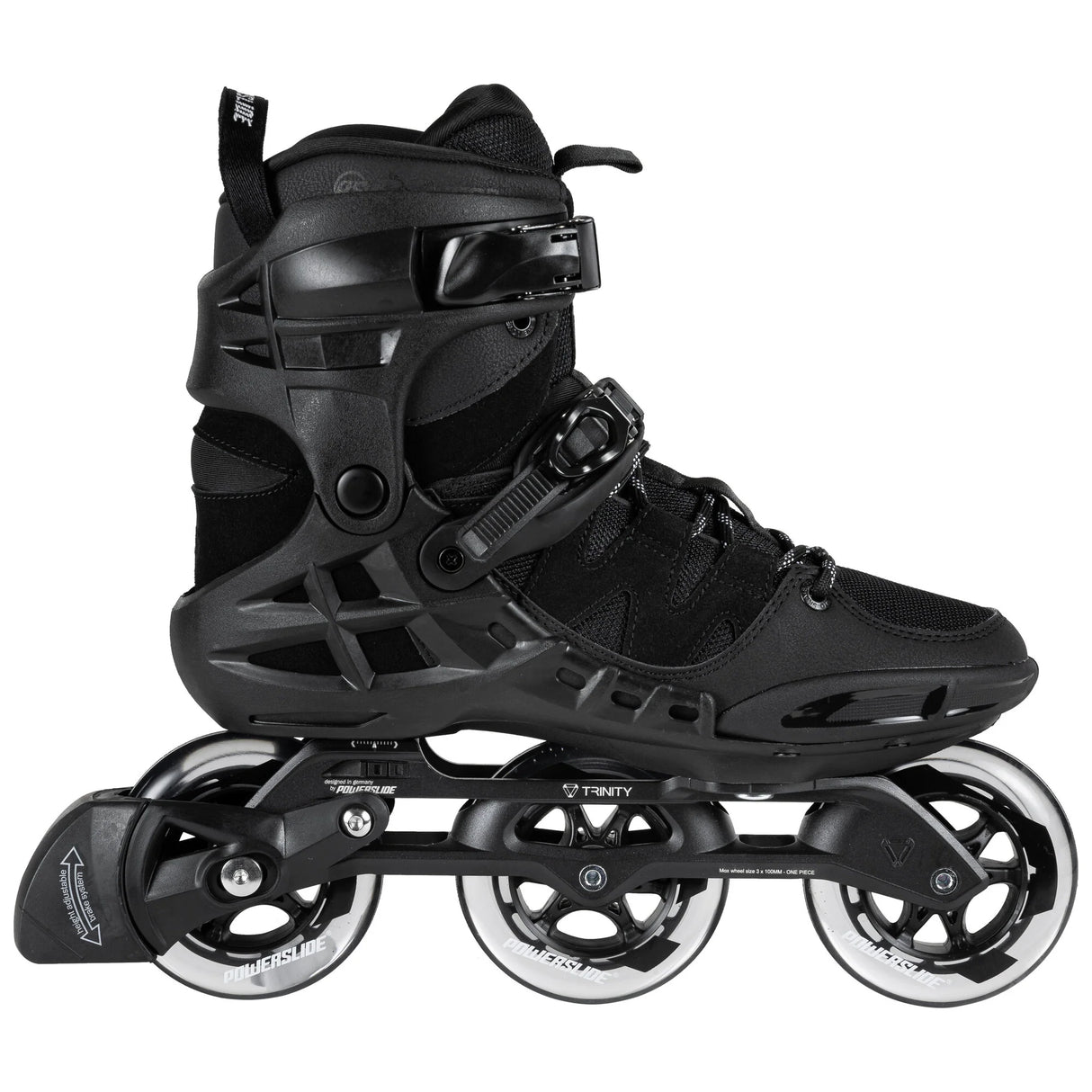 SKA940667 POWERSLIDE Phuzion Argon Black 100 | Trinity X | Fitness Inlineskates Fitness Inline Skating Rollerblading Freizeitskates Freizeit Skating Inlinerfahren Inliner laufen Skating Rollerblades Inline Skateschule und Skateshop SkaMiDan Weil am Rhein Deutschland Germany