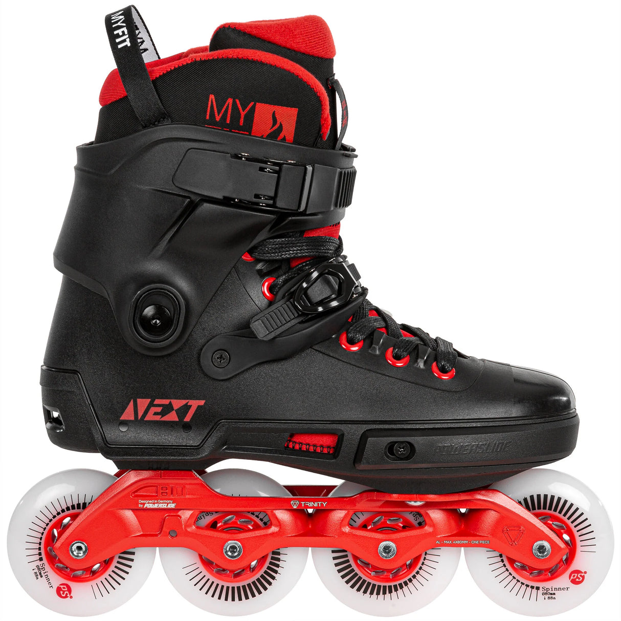 SKA908370 POWERSLIDE Next 80 Black Red Trinity X Urban Inlineskate Fitness Inlineskates Inlineskates Sport Inline Skates Rollerblades Urban Inline Skating Urban Inline Skating Freeskates Trainng Skates Strecken Skates Trinity Skates Einsteiger Beginner Inlineskates Inliner Fitness Inliner City Skates Fitness Inliner Sport Skates Sport Inliner Rollerblades Rollerblading Lörrach Freiburg Basel Inliner Skateschule und Skateshop Weil am Rhein SkaMiDan Deutschland Germany