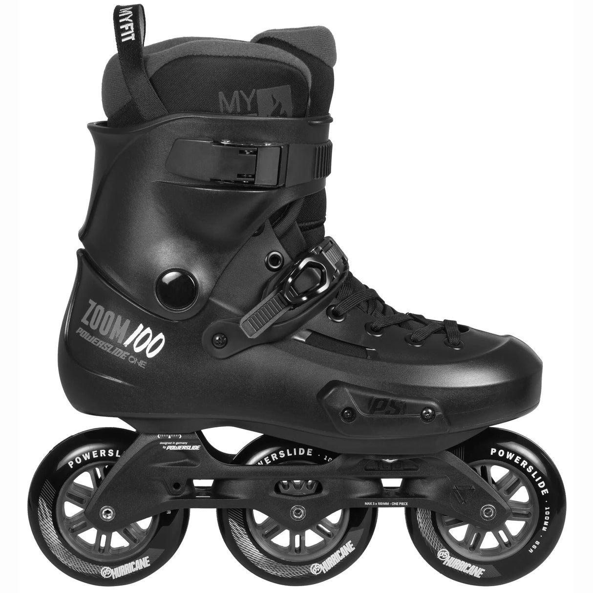 SKA908336 POWERSLIDE Zoom Pro Black 100 Inliner Skateschule und Skateshop Weil am Rhein