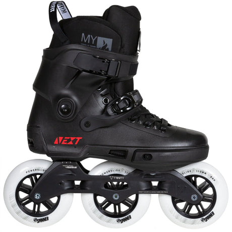 SKA908366 POWERSLIDE Next 110 Core Black Trinity X Urban Inlineskates Urban Inline Skating Urban Inline Skating Freeskates City Skates Fitness Inliner Sport Skates Sport Inliner Rollerblades Rollerblading Lörrach Freiburg Basel Inliner Skateschule und Skateshop Weil am Rhein SkaMiDan