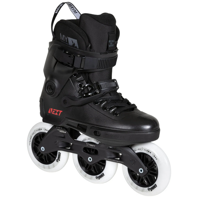 SKA908366 POWERSLIDE Next 110 Core Black Trinity X Urban Inlineskates Urban Inline Skating Urban Inline Skating Freeskates City Skates Fitness Inliner Sport Skates Sport Inliner Rollerblades Rollerblading Lörrach Freiburg Basel Inliner Skateschule und Skateshop Weil am Rhein SkaMiDan
