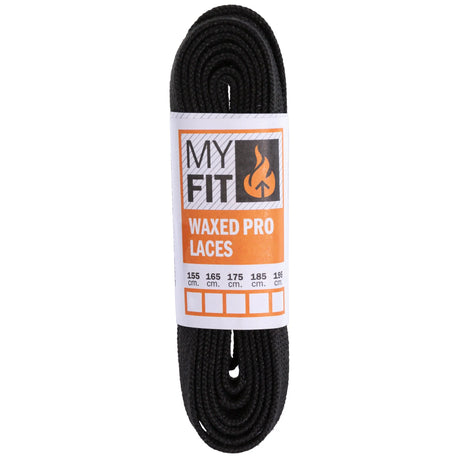SKA940482 MYFIT Waxed Laces Pro Black 140cm - 200cm für Inlineskates Rollerblades inline skating Freestyle Powerslide Tau Inlineskates Rollerblades Powerslide Skates Powerslide Hardcore Evo Inliner Skateschule und Skateshop Weil am Rhein SkaMiDan Deutschland Germany Lörrach Freiburg Basel