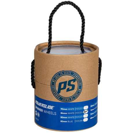 SKA905324 POWERSLIDE Spinner Wheels 84mm 85A White Inliner Rollen Inlineskates Reifen Inliner Skateschule und Skateshop Weil am Rhein SkaMiDan