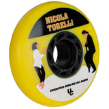 SKA406290 UNDERCOVER Nicola Torelli Movie Wheels 80mm 86A Yellow | 4-Pack | Urban Inline Rollen Inline Rollen Urban Inline Rollen Edition Urban Inline Rollen Aggressive Inline Rollen Urban Inline Rollen Fitness Inline Rollen für Inliner Stuntrollen Rollerblades Rollerblading Aggressive Inline Skating Aggressive Inline Skating Rollerblading Blading Inline Skating Inliner Skateschule und Skateshop Weil am Rhein SkaMiDan Lörrach Freiburg Basel Deutschland Germany
