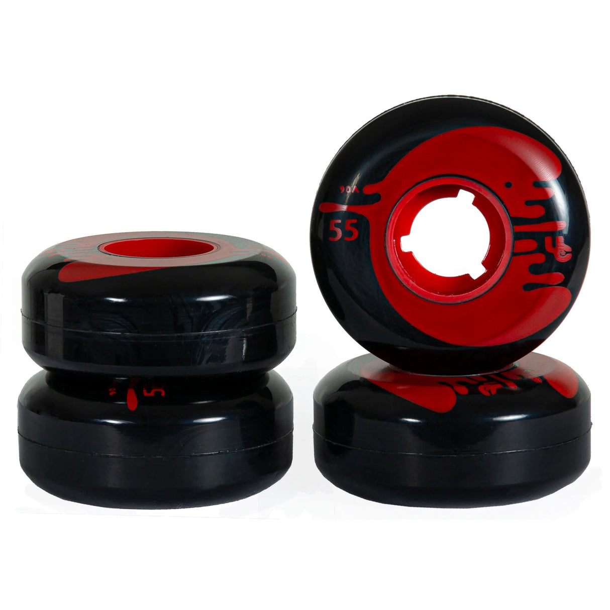 SKA406201 UNDERCOVER Cosmic Rosche 55mm 90A Red Rollerblading Stunt Skating Stuntrollen Trick Skating Inline Skating Aggressive Inline Skating Grinding grinden Skateschule und Skateshop SkaMiDan Weil am Rhein