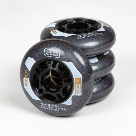 SKA30376 IQON Access 76 Dark Grey Wheels | 76mm 85A | Dunkelgrau | 4-Pack | Urban Inline Rollen | Aggressive Inline Rollen Inline Rollen Urban Inline Rollen Edition Urban Inline Rollen Aggressive Inline Rollen Urban Inline Rollen Fitness Inline Rollen für Inliner Stuntrollen Rollerblades Rollerblading Aggressive Inline Skating Aggressive Inline Skating Rollerblading Blading Inline Skating Inliner Skateschule und Skateshop Weil am Rhein SkaMiDan Lörrach Freiburg Basel Deutschland Germany