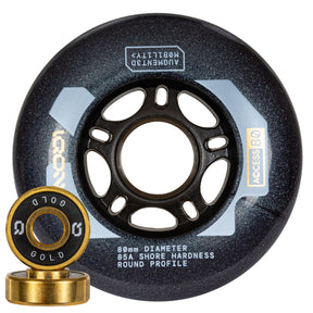 SKA30480 IQON Access Combo 80 Dark Grey Wheels | 80mm 85A | Dunkelgrau | RTR inkl. Kugellager + Spacer | 4-Pack | Aggressive Inline Rollen Aggressive Inline Rollen Inline Rollen Urban Inline Rollen Edition Urban Inline Rollen Aggressive Inline Rollen Urban Inline Rollen Fitness Inline Rollen für Inliner Stuntrollen Rollerblades Rollerblading Aggressive Inline Skating Aggressive Inline Skating Rollerblading Blading Inline Skating Inliner Skateschule und Skateshop Weil am Rhein SkaMiDan Lörrach Freiburg Basel