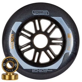 SKA30400 IQON Access Combo 100 Dark Grey Wheels | 100mm 85A | Dunkelgrau | RTR inkl. Kugellager + Spacer | 3-Pack | Urban Inline Rollen Urban & Freestyle Inline Rollen Aggressive Inline Rollen | 4-Pack | Aggressive Inline Rollen Aggressive Inline Rollen Inline Rollen Urban Inline Rollen Edition Urban Inline Rollen Aggressive Inline Rollen Urban Inline Rollen Fitness Inline Rollen für Inliner Stuntrollen Rollerblades Rollerblading Aggressive Inline Skating Aggressive Inline Skating Rollerblading Blading Inli