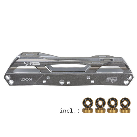 SKA20311 IQON TR Decode Pro 80 Dark Combo | Black | 4x80mm 243mm | Optional 3x100mm | 1-Paar | Wizard Frames | Urban Skating Powerblading Schiene aggressive frames powerblading frames speed frames ufs schinenen Inline Skating Black Freestyle Inline Skating Slalom Skating Slalom Schiene Slalom Frame Freestyle Frame Schienen Frames Speed Inline Skating Urban Inlineskates Trinity Trinity X Powerslide Trinity Schienen Trinity Frames Urban Inline Skating Urban Inline Skating Freeskates City Skates Fitness Inline