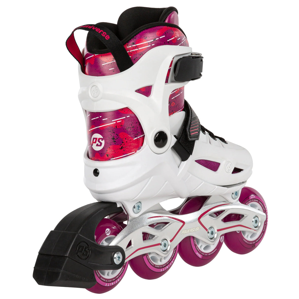 SKA940691 POWERSLIDE Phuzion Universe Pink 4W XXII Kinder Inlineskates Kinder Inliner Kids Skates Rollerblades Inlineskates für Kinder Junior Skates Verstellbare Skates Größenverstlelbare Inlineskates für Kinder Kinder Inliner Kids Inliner Kids Rollerblades Urban Inline Skating Urban Inline Skating Freeskates City Skates Fitness Inliner Sport Skates Sport Inliner Rollerblades Rollerblading Lörrach Freiburg Basel Inliner Skateschule und Skateshop Weil am Rhein SkaMiDan Deutschland Germany