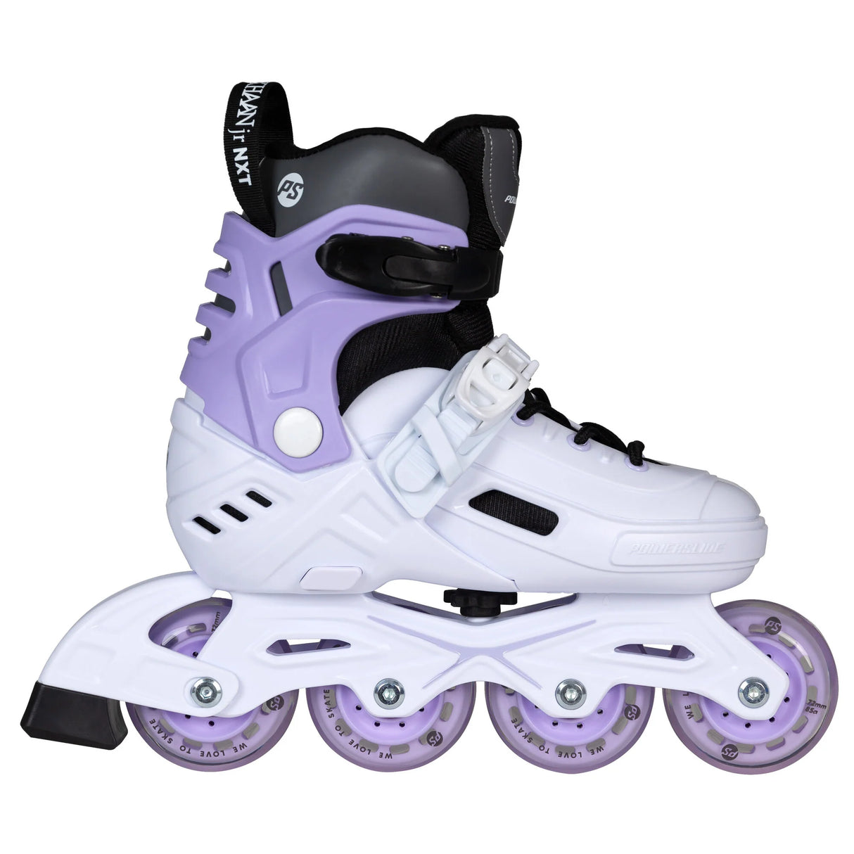 SKA940701 POWERSLIDE Khaan Junior NXT White adj | Weiß + Lila | Kinder Inlineskates | Größenverstellbar | Größenverstellbar für Kinder Inlineskates Kinder Inliner Kids Skates Rollerblades Inlineskates für Kinder Junior Skates Verstellbare Skates Größenverstlelbare Inlineskates für Kinder Kinder Inliner Kids Inliner Kids Rollerblades Urban Inline Skating Urban Inline Skating Freeskates City Skates Fitness Inliner Sport Skates Sport Inliner Rollerblades Rollerblading Lörrach Freiburg Basel Inliner Skateschule