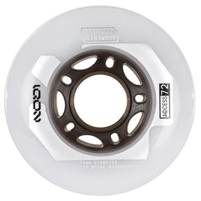 SKA30672 IQON Access 72 Natural Wheels | 72mm 85A | Milky White | 4-Pack | Urban Inline Rollen | Aggressive Inline Rollen Inline Rollen Urban Inline Rollen Edition Urban Inline Rollen Aggressive Inline Rollen Urban Inline Rollen Fitness Inline Rollen für Inliner Stuntrollen Rollerblades Rollerblading Aggressive Inline Skating Aggressive Inline Skating Rollerblading Blading Inline Skating Inliner Skateschule und Skateshop Weil am Rhein SkaMiDan Lörrach Freiburg Basel Deutschland Germany