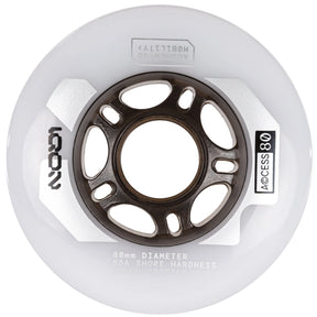 SKA30680 IQON Access 80 Natural Wheels | 80mm 85A | Milky White | 4-Pack | Urban Inline Rollen Urban & Freestyle Inline Rollen Aggressive Inline Rollen | 4-Pack | Aggressive Inline Rollen Aggressive Inline Rollen Inline Rollen Urban Inline Rollen Edition Urban Inline Rollen Aggressive Inline Rollen Urban Inline Rollen Fitness Inline Rollen für Inliner Stuntrollen Rollerblades Rollerblading Aggressive Inline Skating Aggressive Inline Skating Rollerblading Blading Inline Skating Inliner Skateschule und Skates
