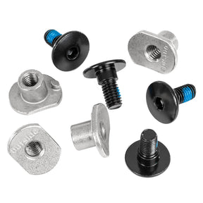 SKA710180 USD Aeon Cuff Screw Set Black | Generation II | Für rockerbare Aeon und Swell Cuffs | 4-Pack | 1-Set USD Aeon Skates Replacements Spare Parts Screws Schrauben Schnallen Inliner Schnallen Buckles Next Schnalle Zoom Schnalle Kaze Schnalle Swell Schnalle Inliner Skateschule und Skateshop Weil am Rhein SkaMiDan Deutschland Germany Lörrach Freiburg Basel