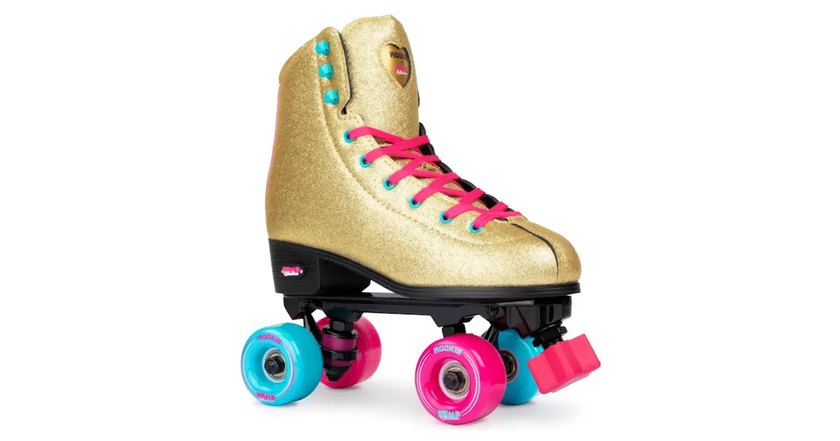 ROOKIE x BUMP Rollerdisco V2 – Gold – Danke & Jam Roller Skates