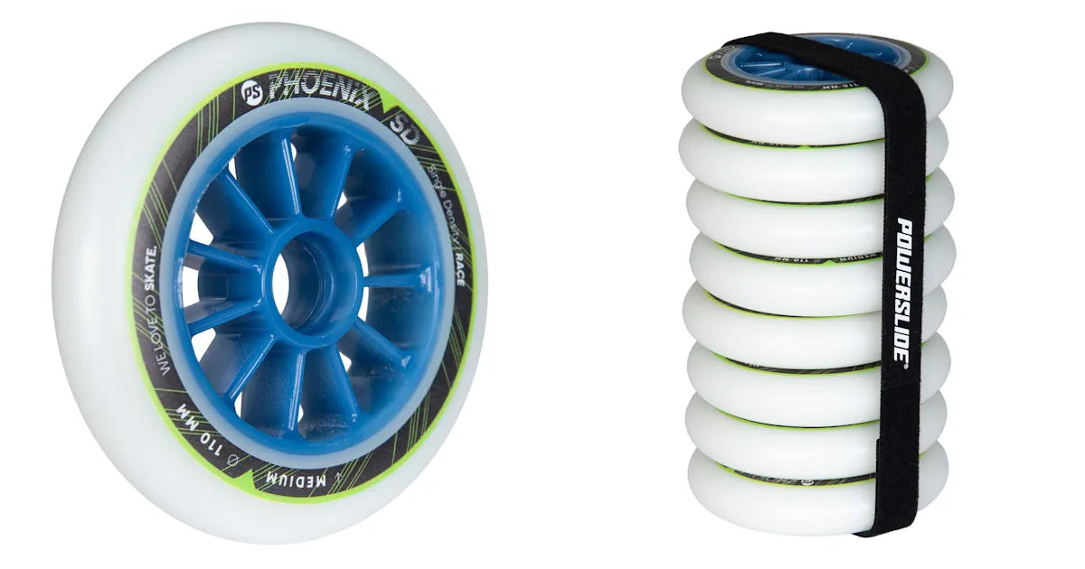 POWERSLIDE Phoenix 110mm SD Wheels – Medium & Hard – Speed Inline Wheels