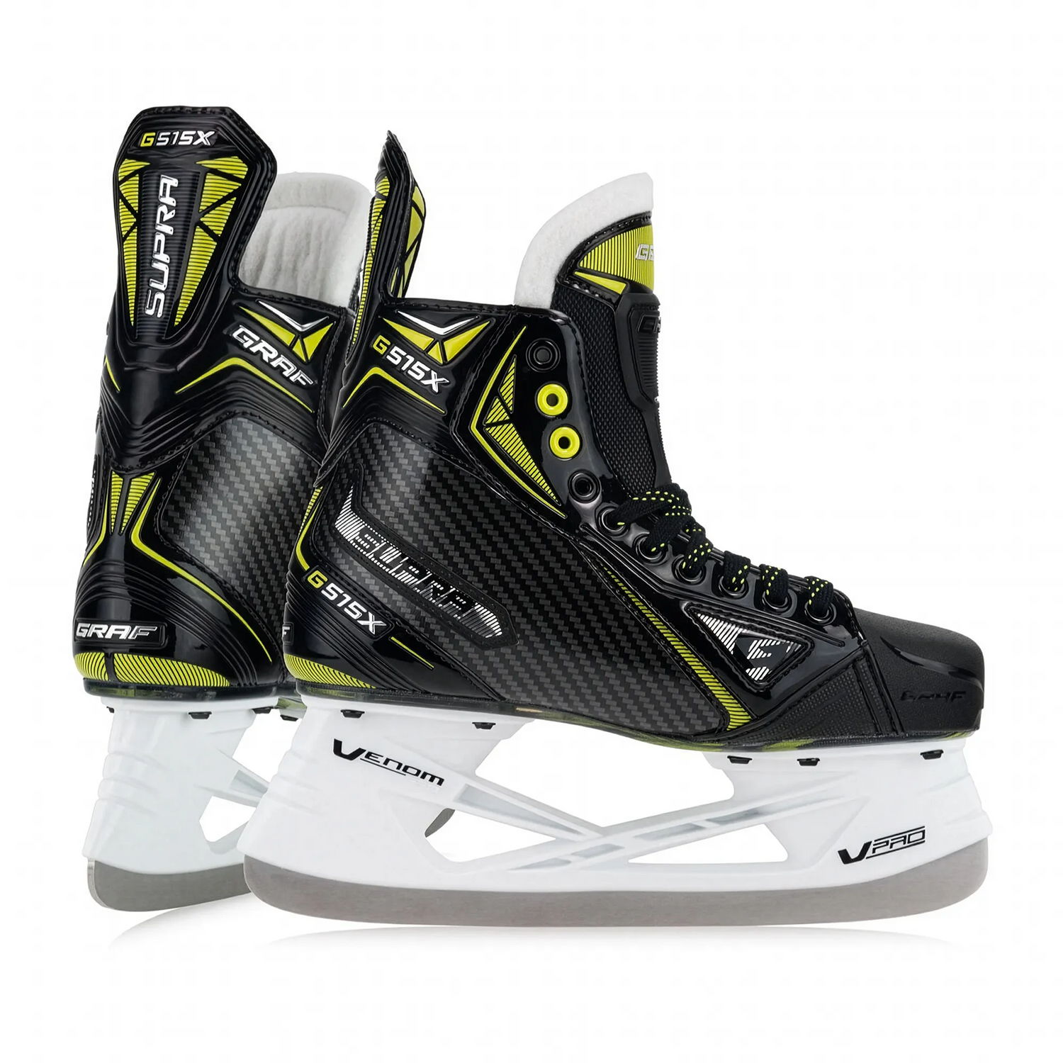 SG515XHSK-SWGE-VP-S GRAF Supra G515X Schlittschuhe – Venom Pro – Eishockey | Ice Hockey | Support-Wertung: 70 | Freestyle & Eishockey Schlittschuhe Hockey Skates Eislaufen Freestyle Ice Skates Freestyle Schlittschuhe skamidan weil am rhein deutschland lörrach freiburg basel skamidan skateshop